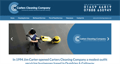 Desktop Screenshot of carterscleaningcompany.co.uk